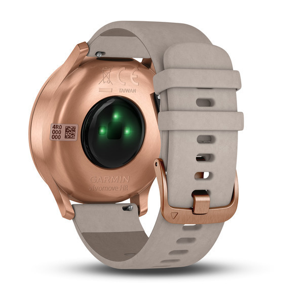 garmin vivomove hr gray suede band