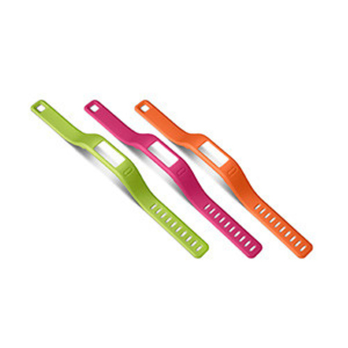 Garmin Vívofit Replacement Wrist Bands - 3 Pack (Small, Pink/Green/Orange) - View #2