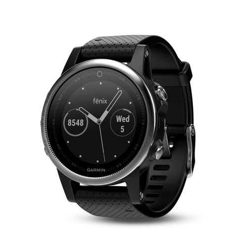 garmin fenix 5s silver black