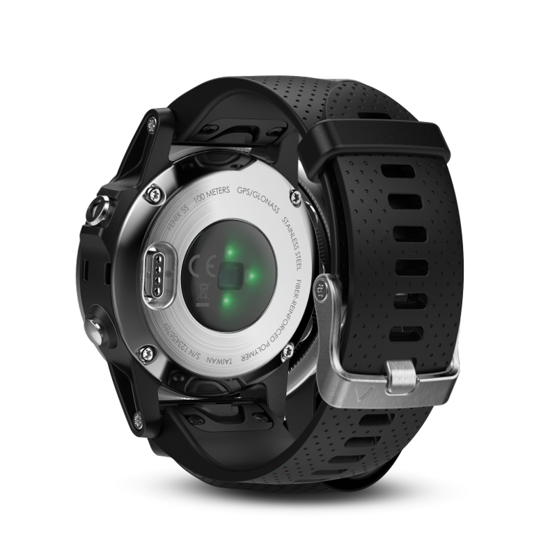 fenix 5s silver black
